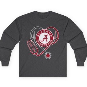 Charcoal Alabama Football Stethoscope